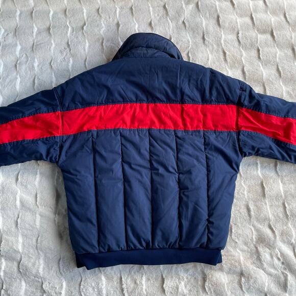 🔥VTG 85” Downhill Racer Down Puffer Jacket Colorblock Retro Outdoor Reversible - Picture 6 of 16